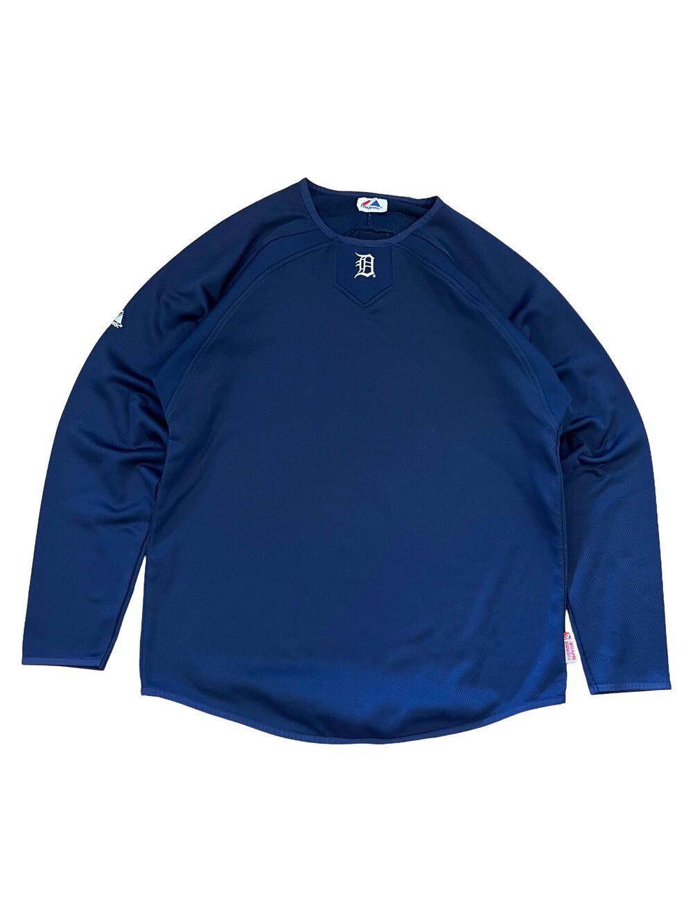 Majestic Therma Base Detroit Tiger Long Sleeve Size Large Y2K MLB Baseball